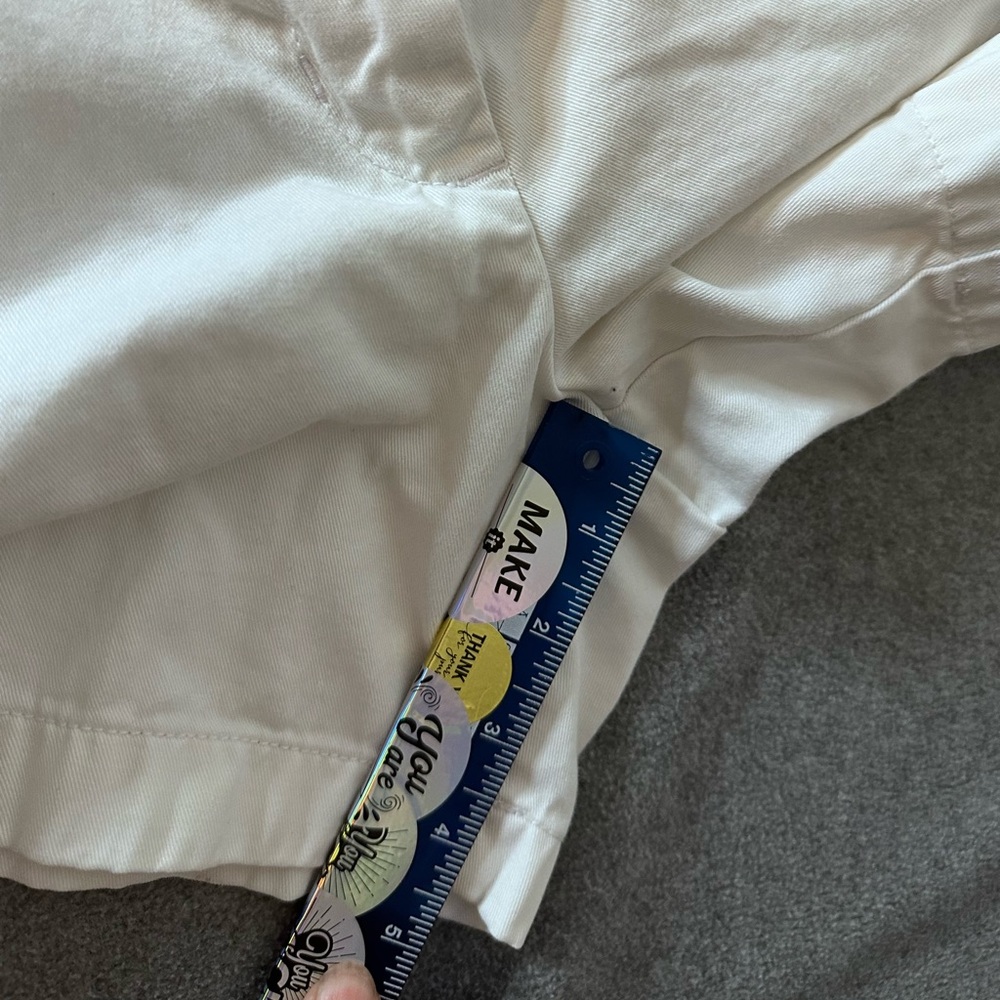 J Crew White Chino Shorts 4.5” & SANCTUARY size 29 Khaki 3” Inseam Preppy lot/2 - Picture 9 of 13